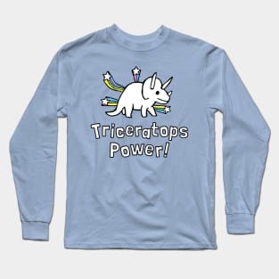 Triceratops Power Long Sleeve T-Shirt